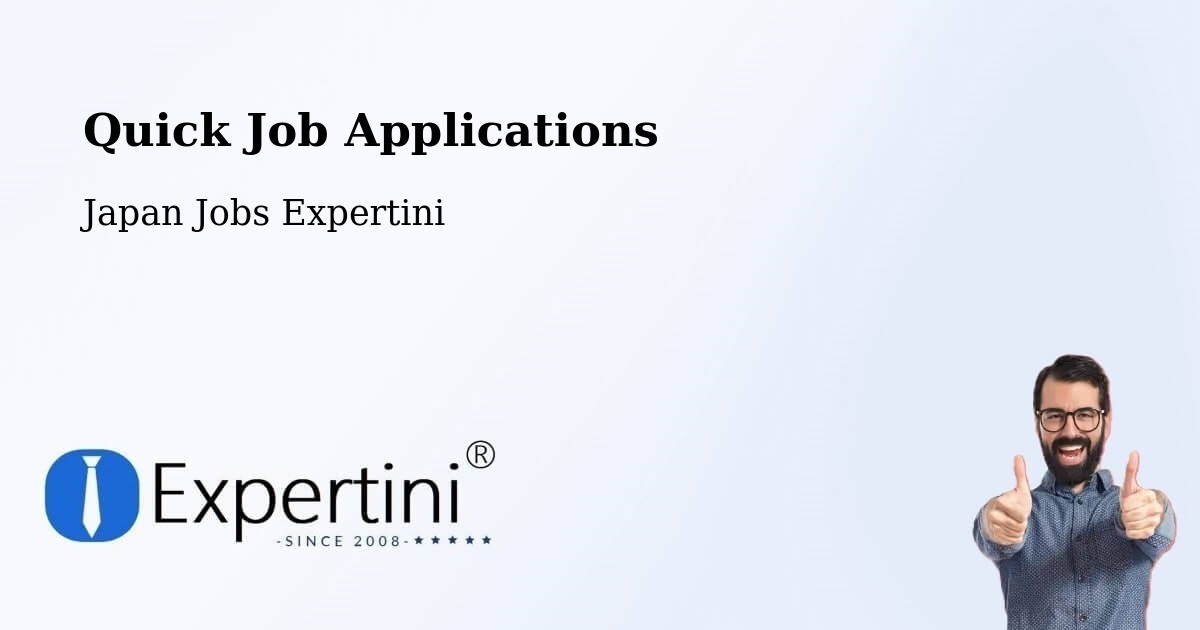 Quick Apply Feature – Kushiro - Japan Jobs Expertini